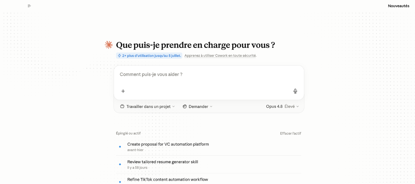 Aperçu — Génération de contenu sur-mesure